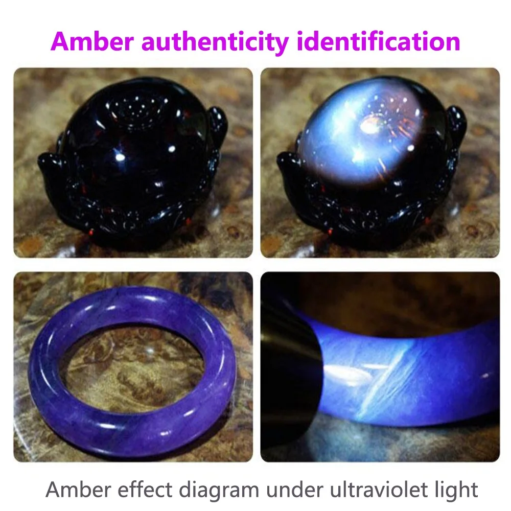 Alonefire SV77 10W 365nm UV Flashlight Ultraviolet Black Light Pet Moss Detector For Cat Dog Stains Bed Bug Moldy Food