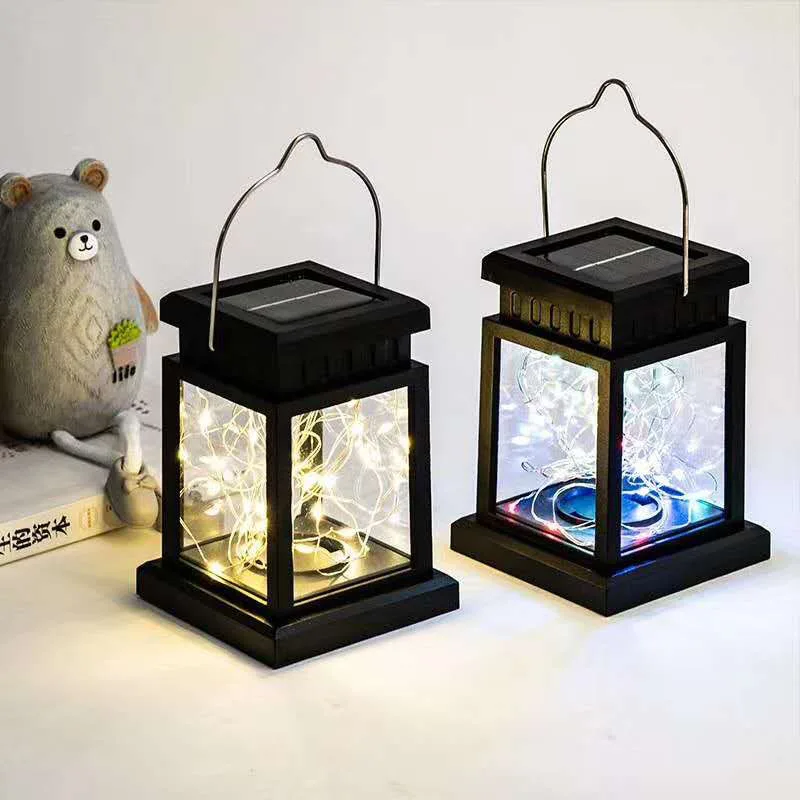 Solar LED Lantern Outdoor Hanging Candle Lights Floor Panel Candle Patio Indoor Balcony Birds Decoration Lighting For Garden