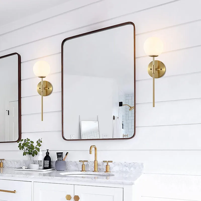 Nordic Creative LED Luxury Wall Lamp Living Room Metal Fashion Modern Minimalist Bedside Wall Light Bedroom Lighting Fixtures