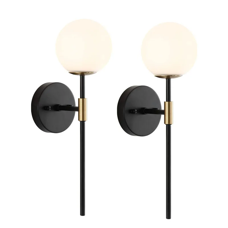 Nordic Creative LED Luxury Wall Lamp Living Room Metal Fashion Modern Minimalist Bedside Wall Light Bedroom Lighting Fixtures