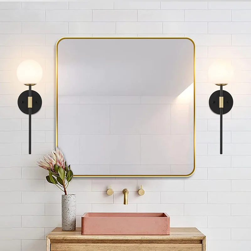 Nordic Creative LED Luxury Wall Lamp Living Room Metal Fashion Modern Minimalist Bedside Wall Light Bedroom Lighting Fixtures