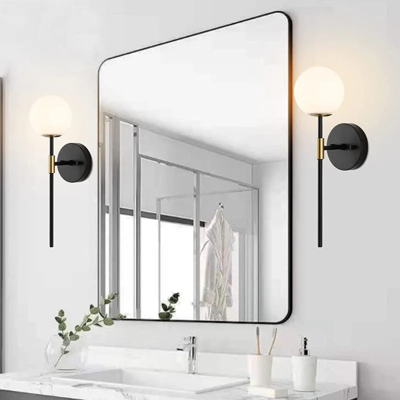 Nordic Creative LED Luxury Wall Lamp Living Room Metal Fashion Modern Minimalist Bedside Wall Light Bedroom Lighting Fixtures