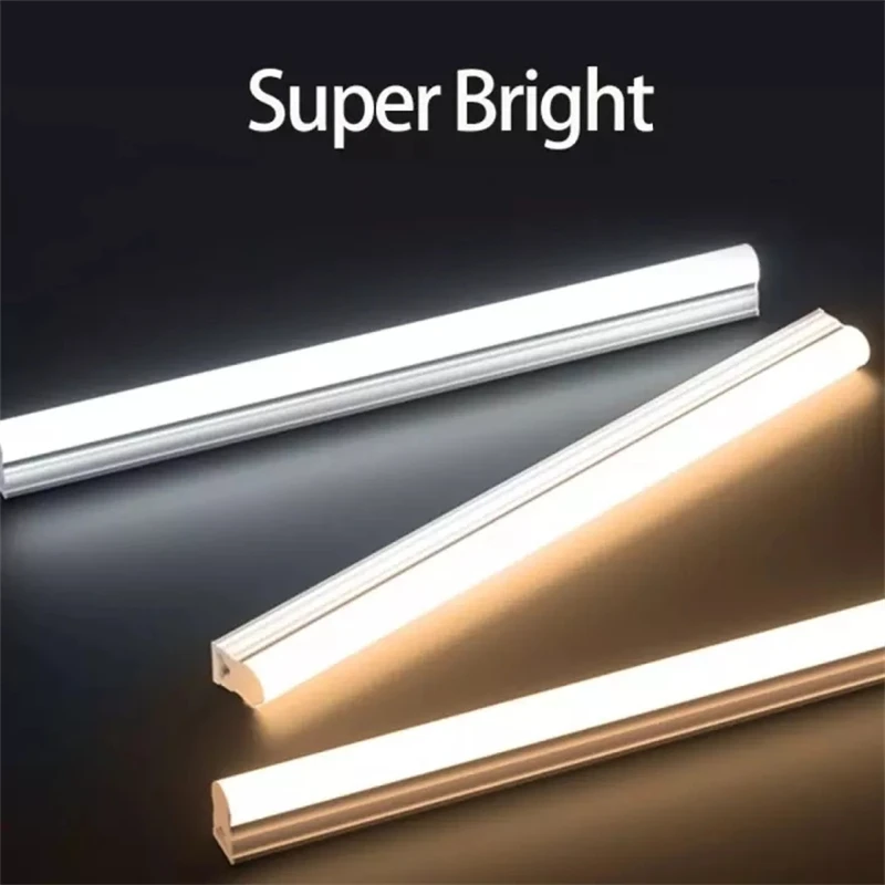 Led Closet Lamp Under Cabinet Light 110V 220V Led Tube Lamp Bar 20W Kitchen Cabinet Led Tube Indoor Lighting For Bedroom Closets