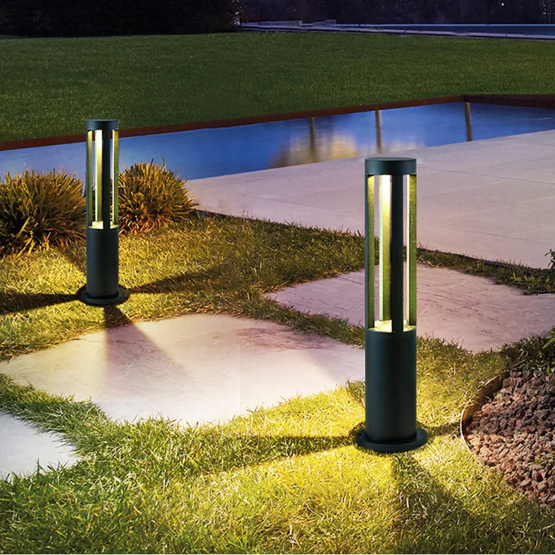 Outdoor Lawn Light Villa Household Street Light IP65 Waterproof Garden Modern Simple Led Ground Inserted Grass Garden Ground