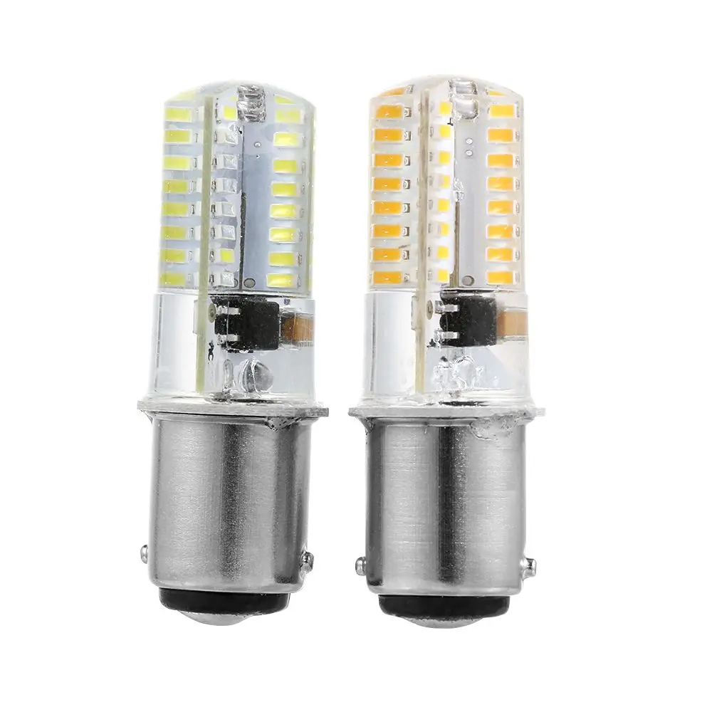 110/120V 2.6W LED Corn Bulbs White/Warm White Energy Saving BA15D Crystal Lamp for Sewing Machine High Brightness Led Light