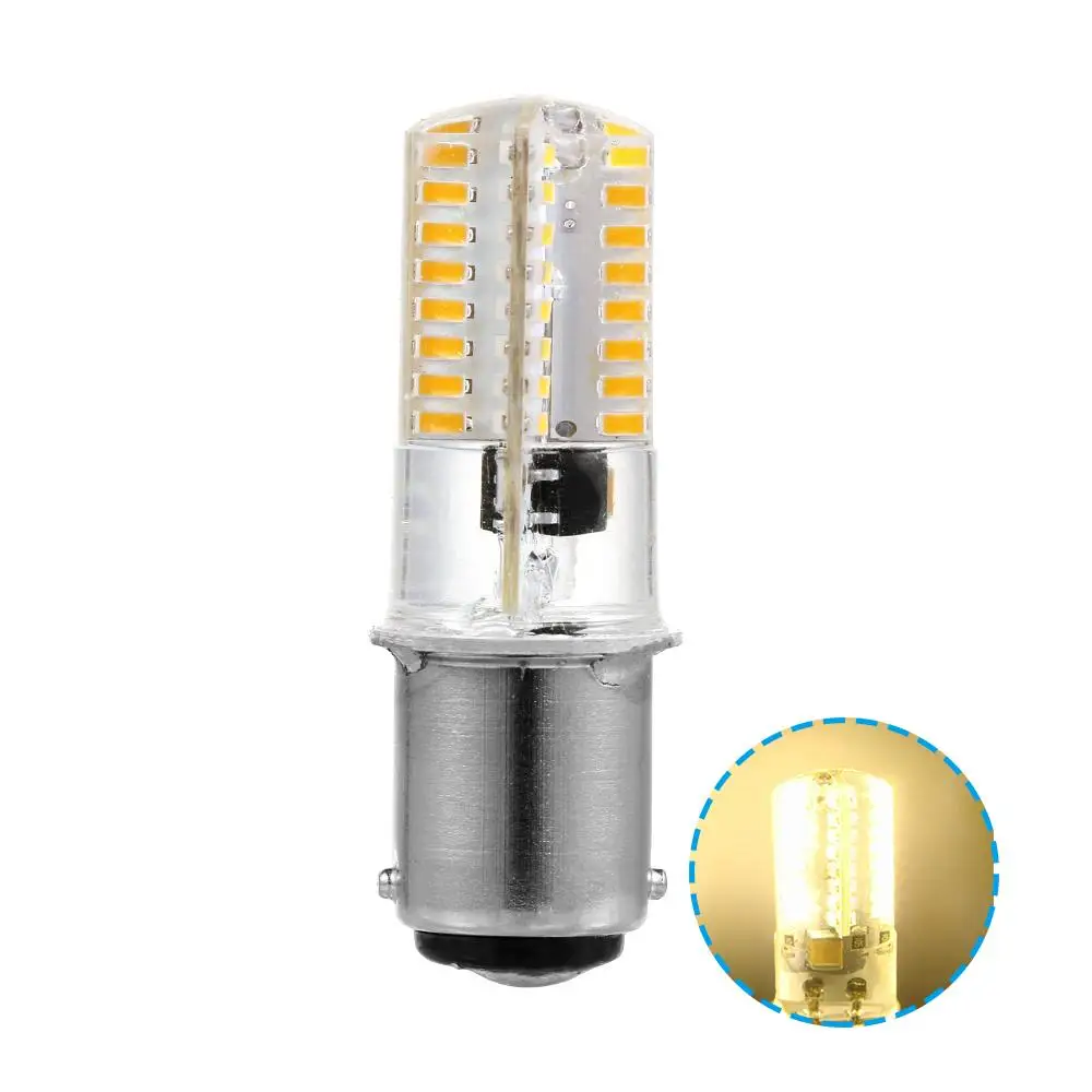 110/120V 2.6W LED Corn Bulbs White/Warm White Energy Saving BA15D Crystal Lamp for Sewing Machine High Brightness Led Light