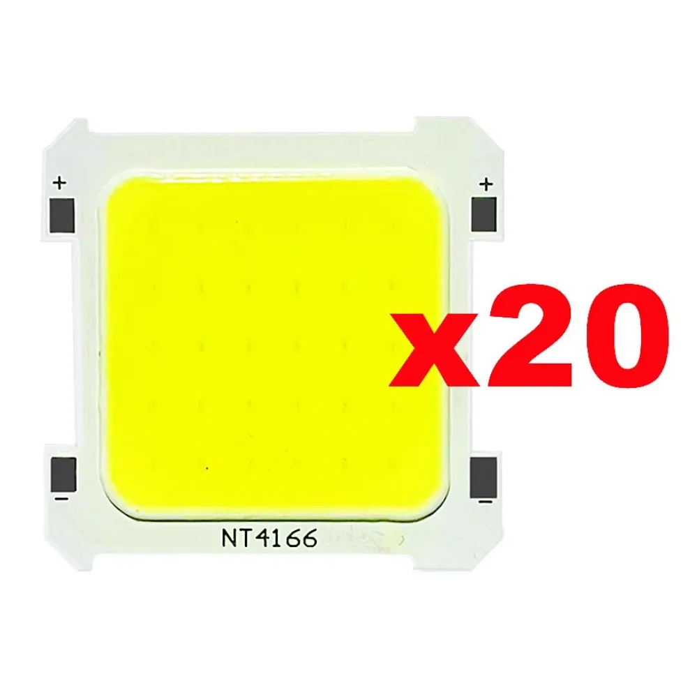 20Pieces of 5W LED COB Integrated Chip, High Brightness White Spot Light Tube Light, Portable Camping Light LED Bulb Accessories