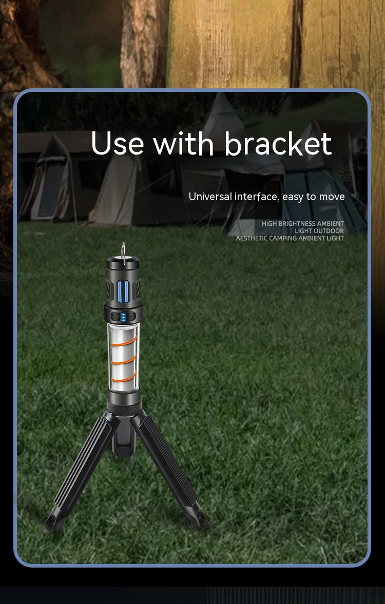 Mosquito Killer Lamp Portable Lantern Camping Tent Mosquito Repellent Large Capacity Lighting Flashlight With Triangle Bracket