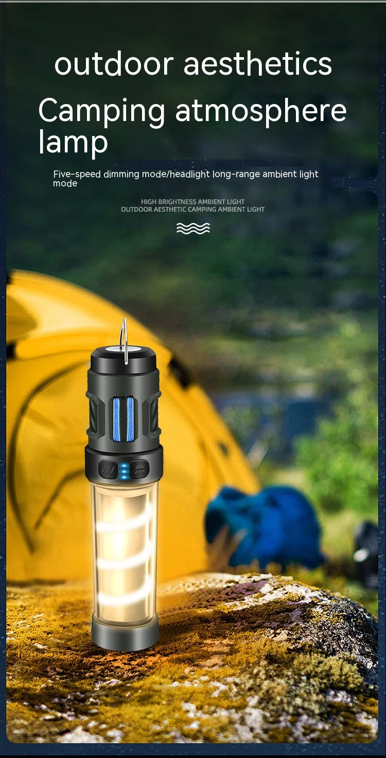 Mosquito Killer Lamp Portable Lantern Camping Tent Mosquito Repellent Large Capacity Lighting Flashlight With Triangle Bracket