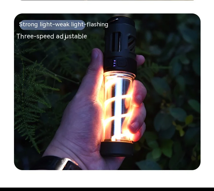 Mosquito Killer Lamp Portable Lantern Camping Tent Mosquito Repellent Large Capacity Lighting Flashlight With Triangle Bracket