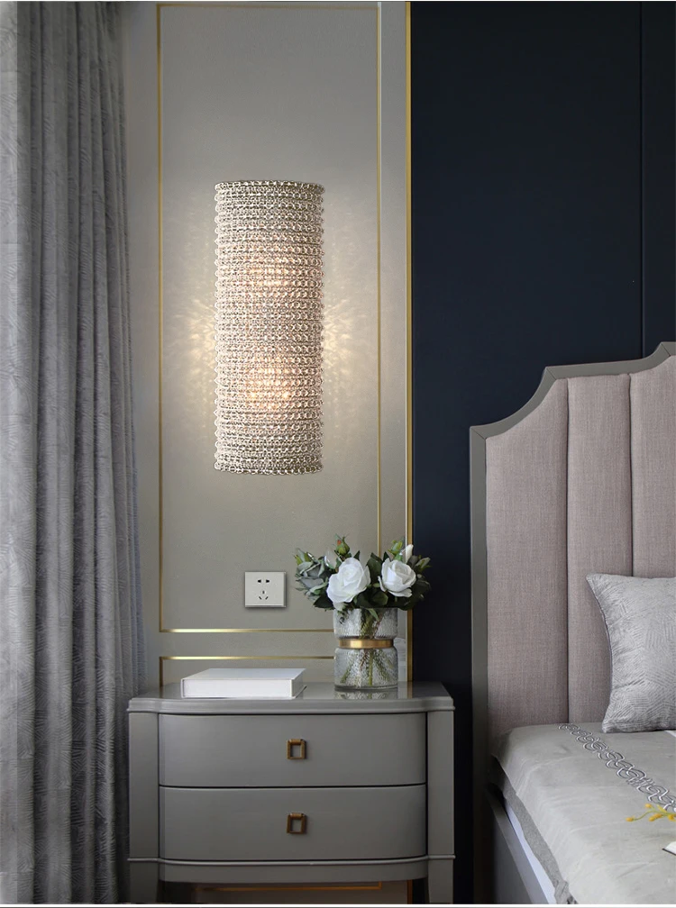 Modern Luxury Circle Crystal Chandelier For Living Room Led Home Decor Hanging Lamp Light Fixture Round Bedroom Cristal Lustre
