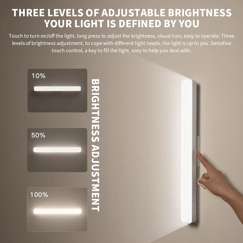New MIJIA Magnetic Reading Lamp 36cm Extended Lamp Head Ra90 2000mah Uniform Light Adjustable Lamp Head Three Gears 150lm