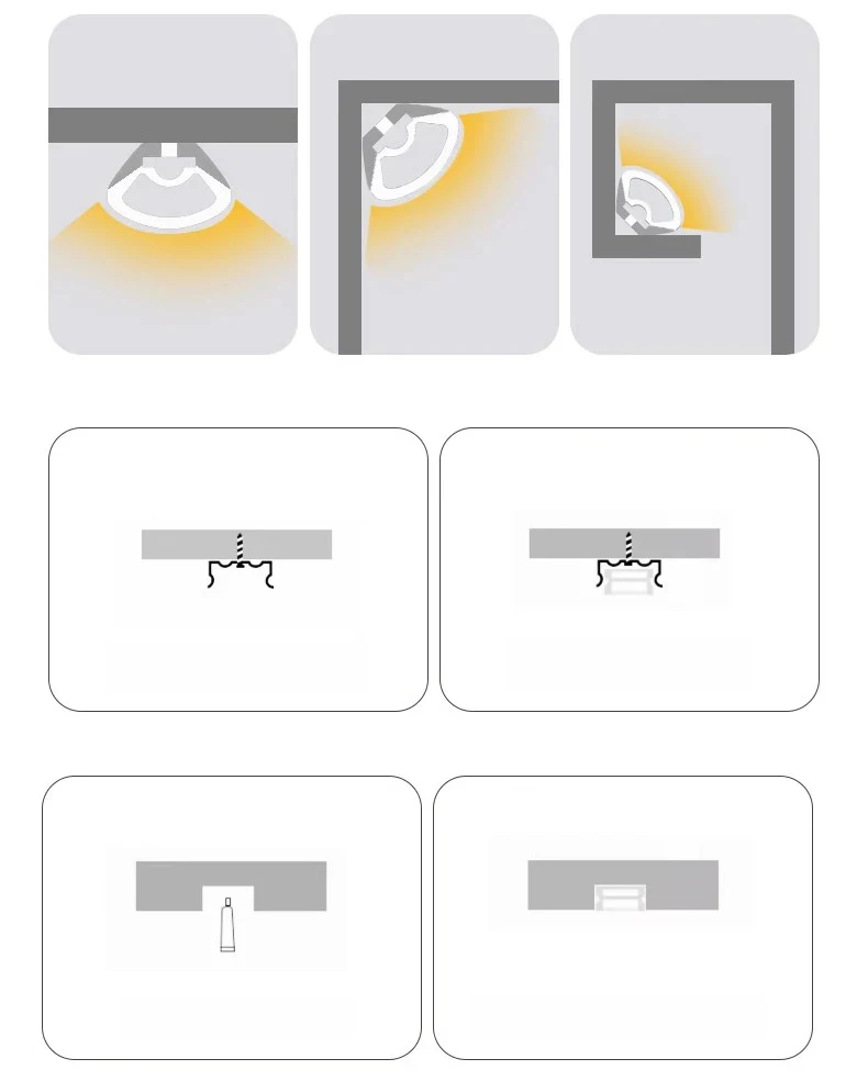 Led Neon Rope Tube Waterproof Diy Flexible Silicone Ribbon Diffuser for Ws2812B 5050 Led Strip Light Home Linear Decor Lighting