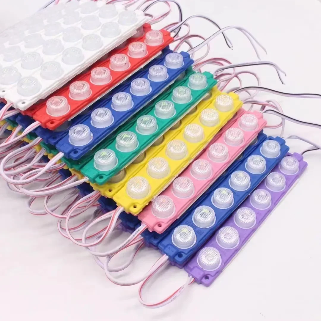 20pcs 3 6 LED Module Lights 12V Outdoor Injection Waterproof for Advertisement Shop Signboard Letter Light-box Decor Wholesale