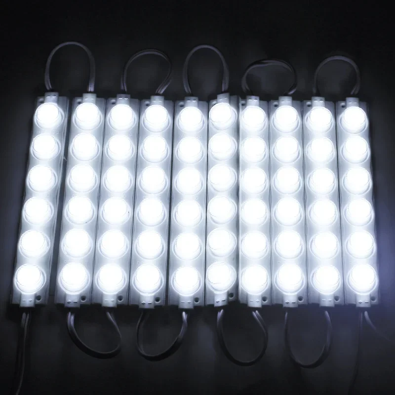 20pcs 3 6 LED Module Lights 12V Outdoor Injection Waterproof for Advertisement Shop Signboard Letter Light-box Decor Wholesale