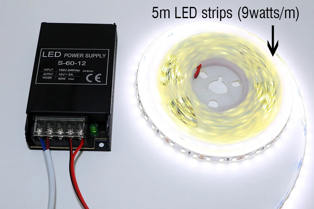 Constant Voltage Power Supply 48W 60W 100W 150W 200W 300W 400W Thin Driver For LED Strips DC 12V / 24V Lighting Transformers