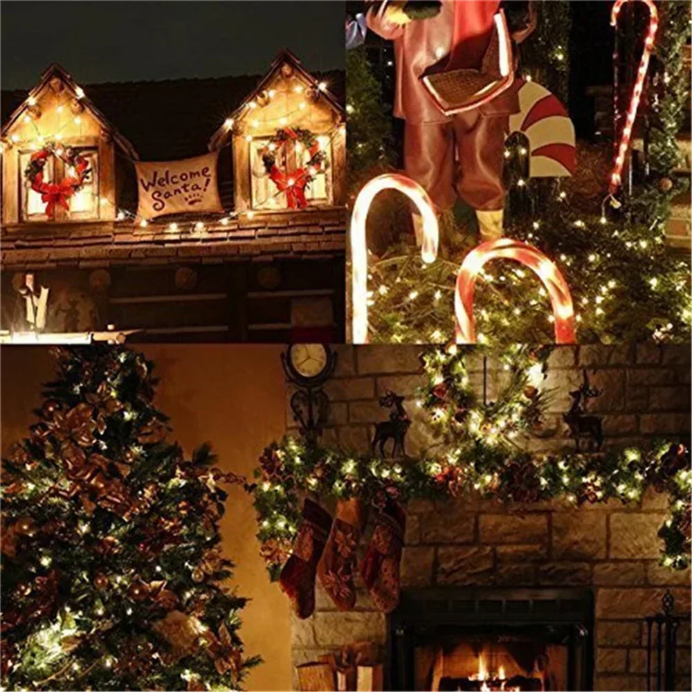 DIY Solar Led Light Outdoor Festoon Led Lamp Solar Garden Light Outdoor Waterproof Fairy Garland String Christmas Lights Decor