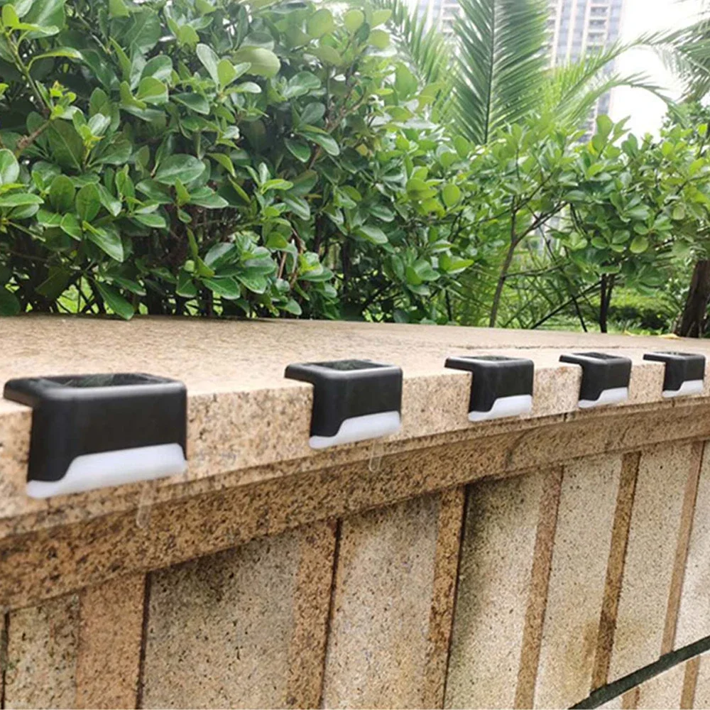 1~20PCs LED Solar Lights Outdoor Waterproof Fence Deck Lights for Outside Yard Balcony Garden Stair Lamp