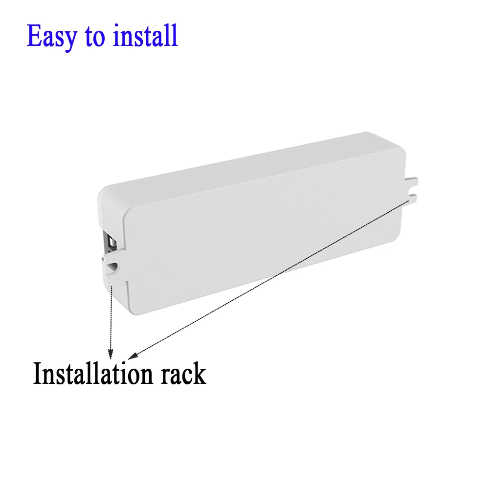 LED DALI Dimmer With Push Switch Dimming PWM Digital Dimmer for Single Color LED Strip DC 12V 24V Support 3 Kinds PWM Frequency