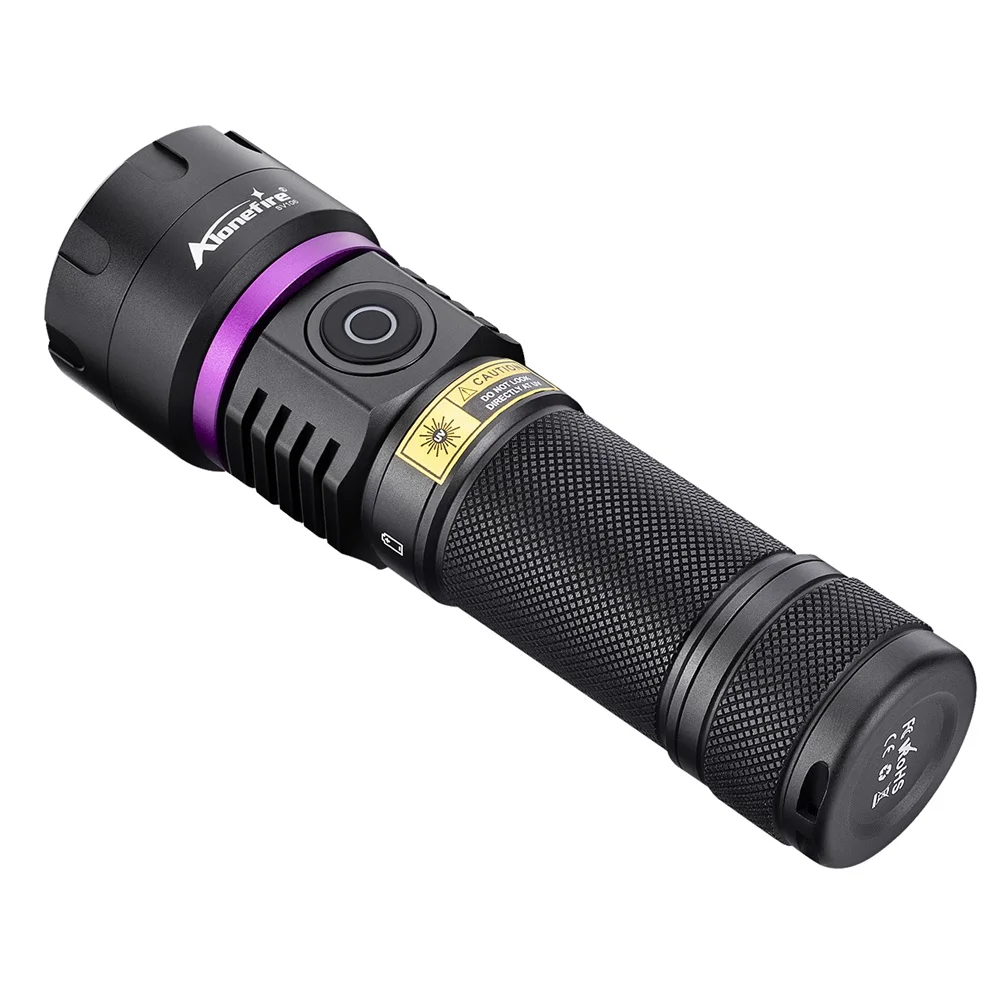 120W 365nm UV Flashlight 6Light Ultra Violet Black Light Ink Dryer Money Fluorescer Cat Dog Urine Tinea Ore Money Detector SV116