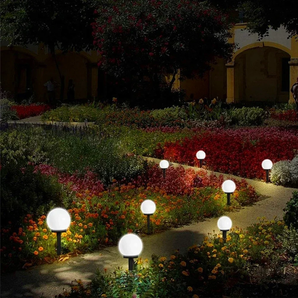 Heinast Solar LED Bulb Light Energy House Lamp Waterproof Outdoor Garden Light Street Solar Panel Ball Lights Lawn Yard Lamp