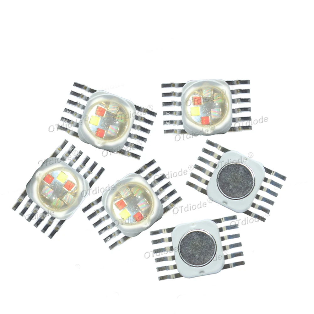 1-100pcs 3W 4W 5W 6W 15W 18W High Power LED RGB RGBW RGBWY RGBWYV 4pin 6pin 8pin 10pin 12pin Colorful Chip Stage lights Source