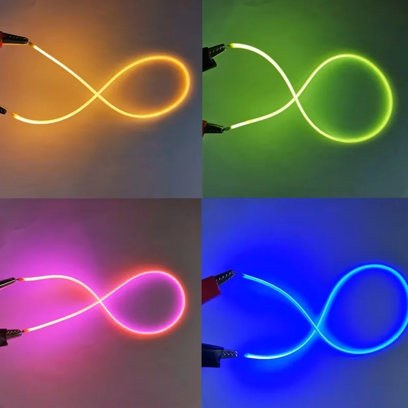 300mm 600mm 1200mm Long Flexible LED Filament for Creative DIY Lamp Parts DC 12V/24V Diode Pink Warm White Red Blue Green