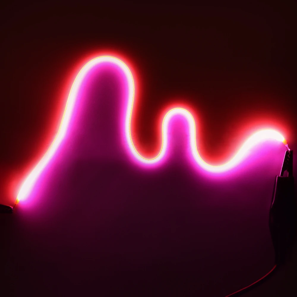 300mm 600mm 1200mm Long Flexible LED Filament for Creative DIY Lamp Parts DC 12V/24V Diode Pink Warm White Red Blue Green