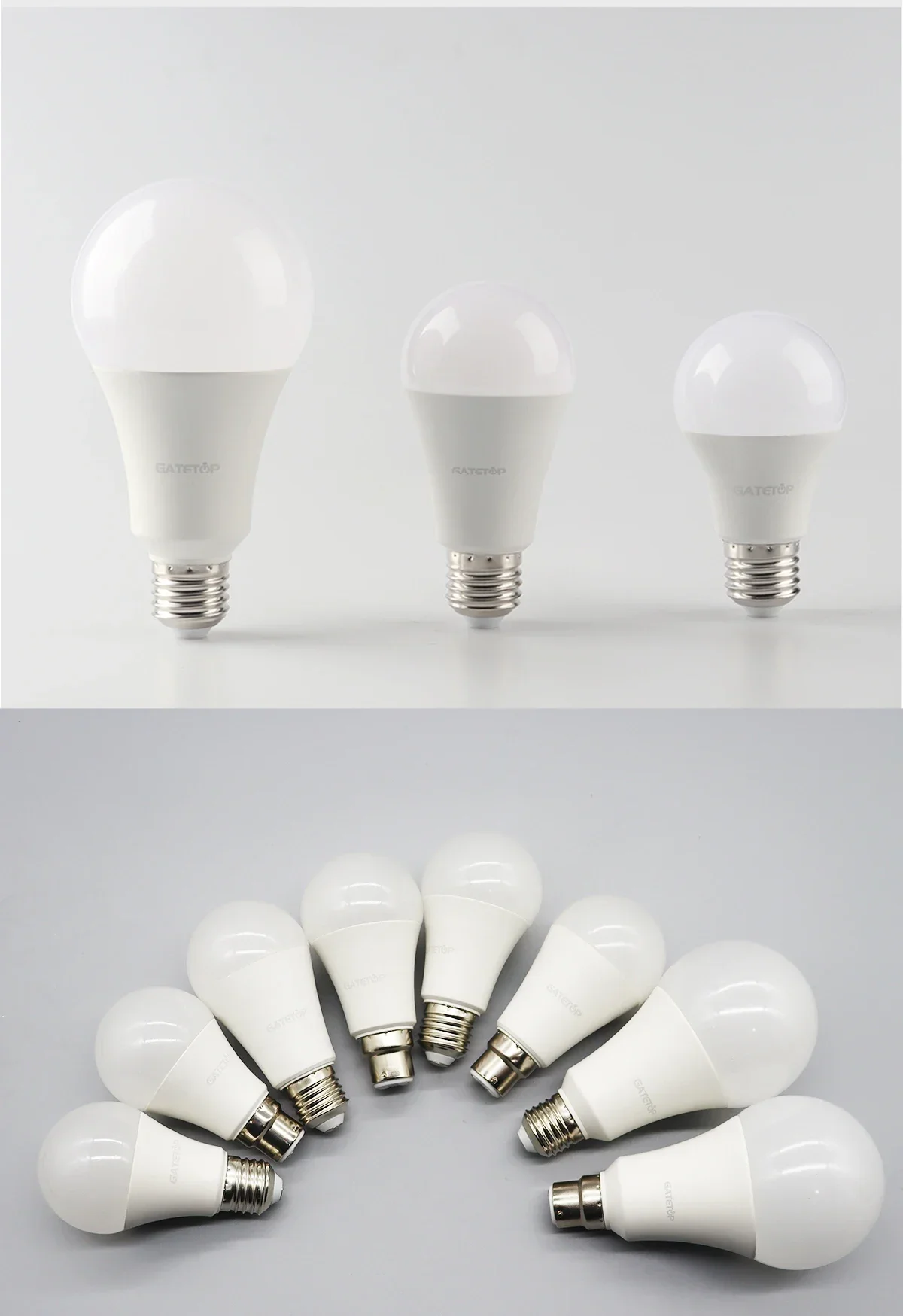 2PCS 24W 20W 18W 15W Bulb Hight Lumen E27 B22 Base Led Lamps AC220V 230V 110V Light Lamps for Home Derection Living Room Lights
