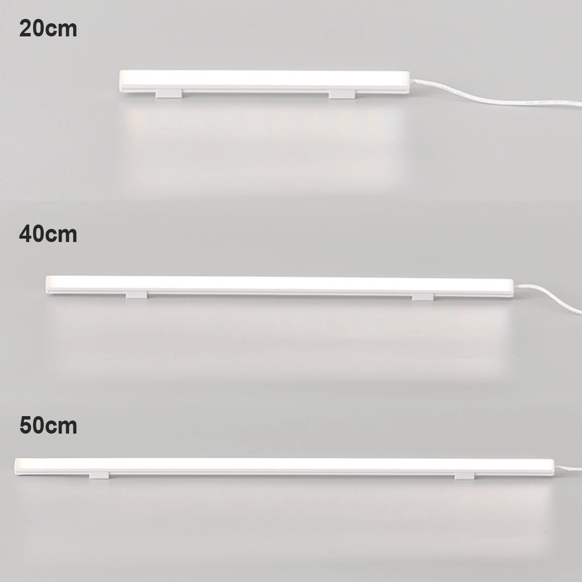 Led Light Tube Reading Lamp Learning 3colors Leds Night With Magnetic Usb Plug 20cm-50cm Strip Dimmable Bar Desk Bedside Cabinet
