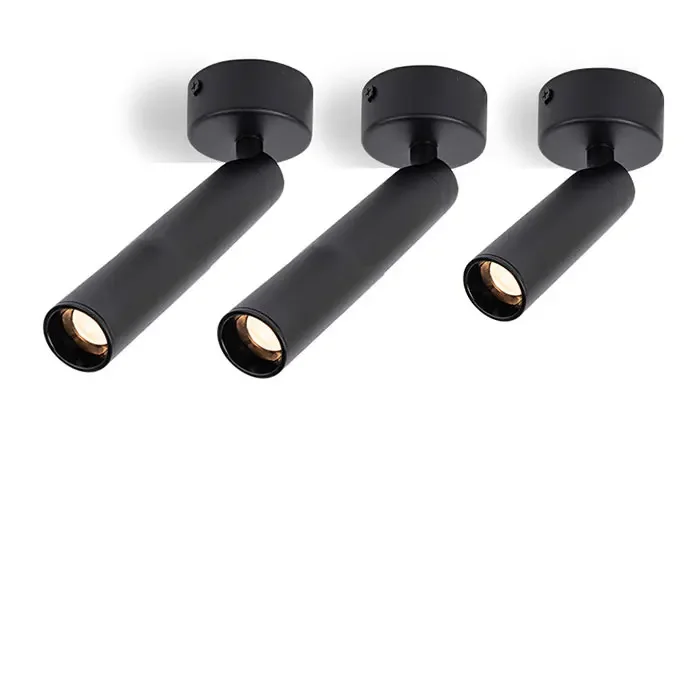 3°/8°/15°/ Narrow Beam Ceiling Spotlights 3W 5W Industrial Surface Mount Pin Spot Light for Jewelry Museum Gallary Picture Light