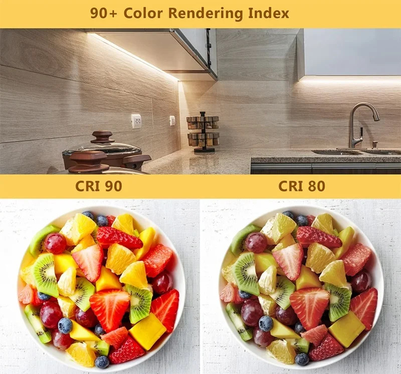 5V 12V 24V CCT COB LED Strip 2700K to 6500K Color-Changing LED Tape Dimmable Bicolor Ribbon Dual Color Linear Light Ra90 3 Wires