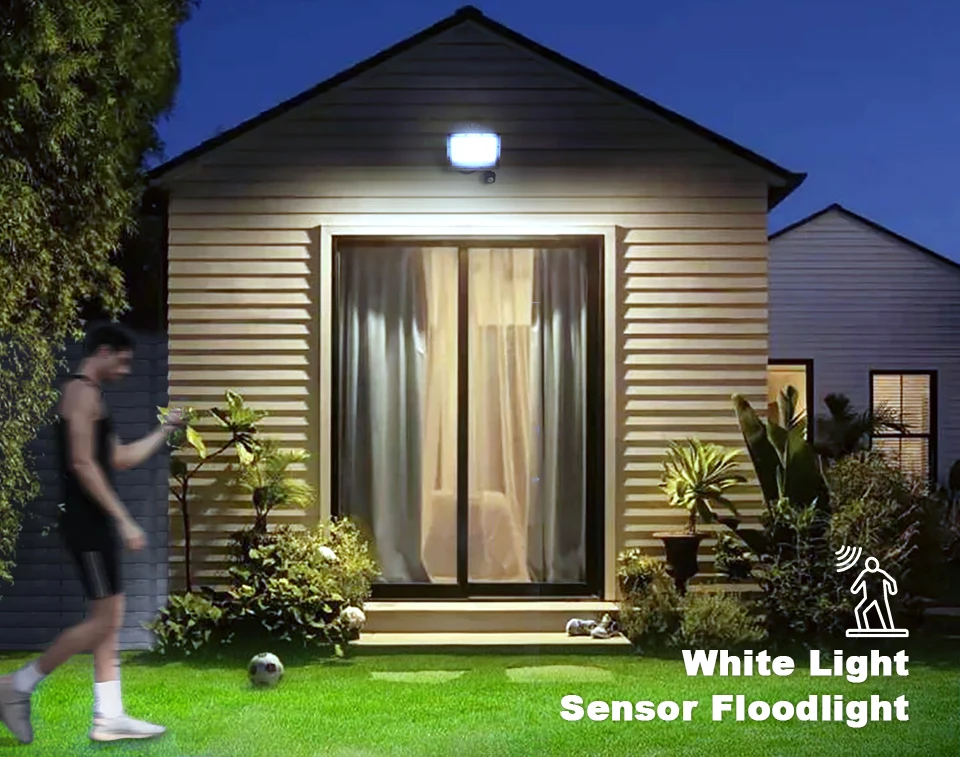 Outdoor LED Flood Light 500W 300W 200W 220V Motion Sensor Waterproof Spotlight Garden Lighting Landscape Floodlight Street Lamp