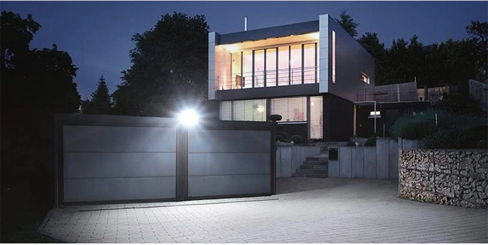 Outdoor LED Flood Light 500W 300W 200W 220V Motion Sensor Waterproof Spotlight Garden Lighting Landscape Floodlight Street Lamp