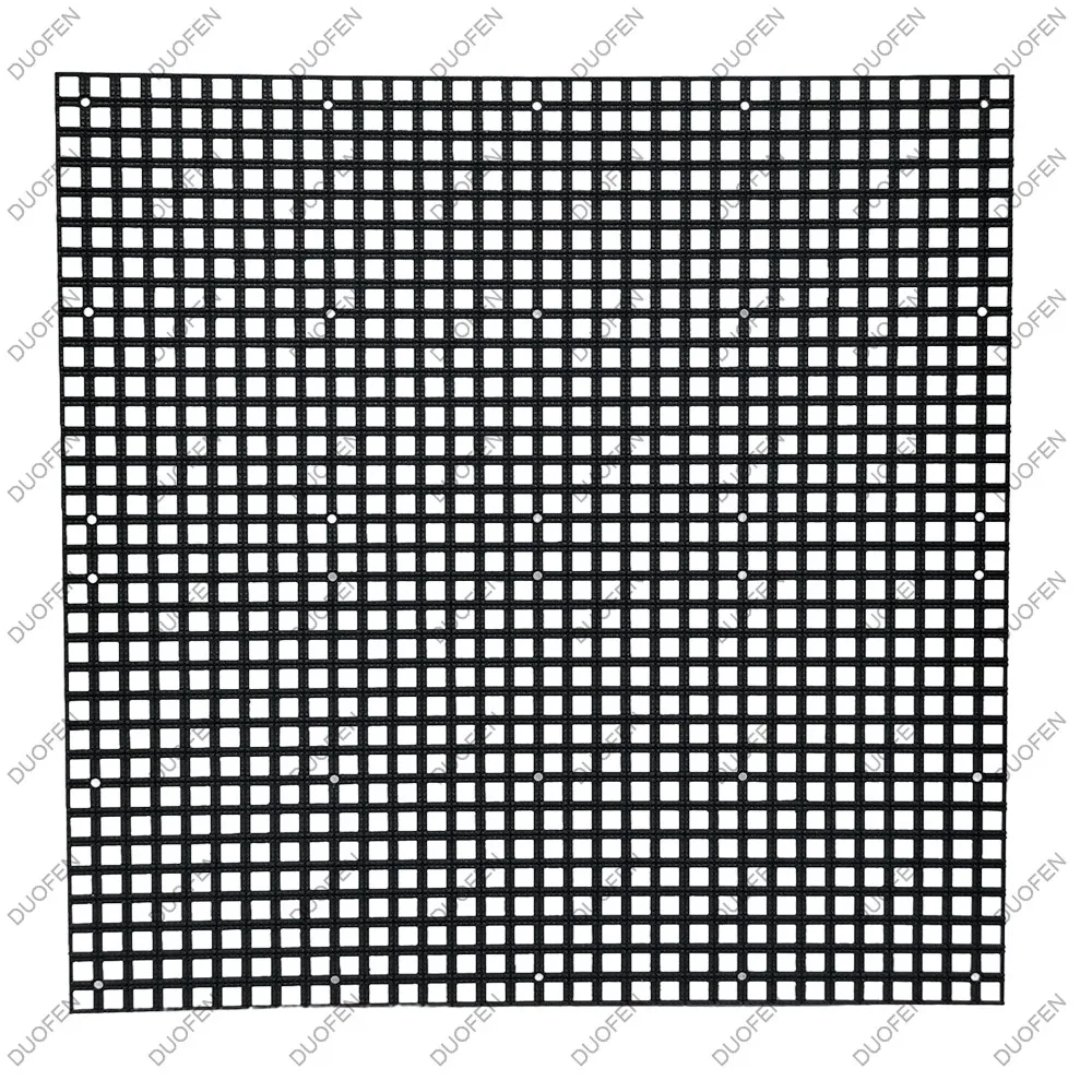 P3.91-1921-30Holes series Masks, Model A/B/C/D,125X125mm,Black Plastic, for LED display repair