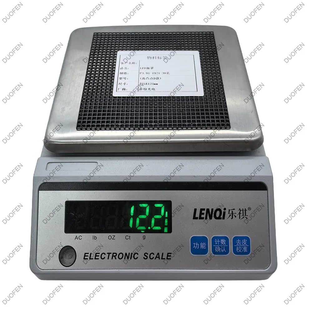 P3.91-1921-30Holes series Masks, Model A/B/C/D,125X125mm,Black Plastic, for LED display repair
