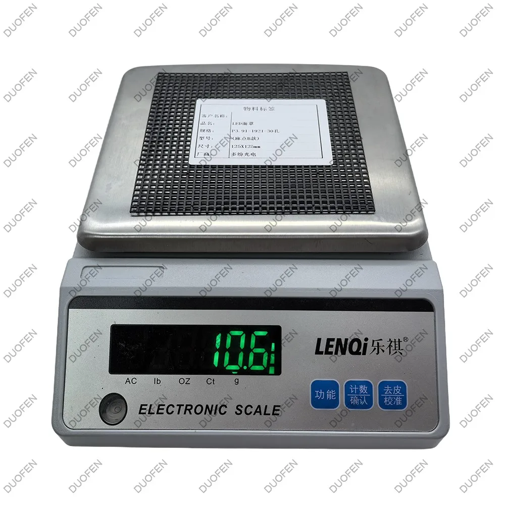 P3.91-1921-30Holes series Masks, Model A/B/C/D,125X125mm,Black Plastic, for LED display repair