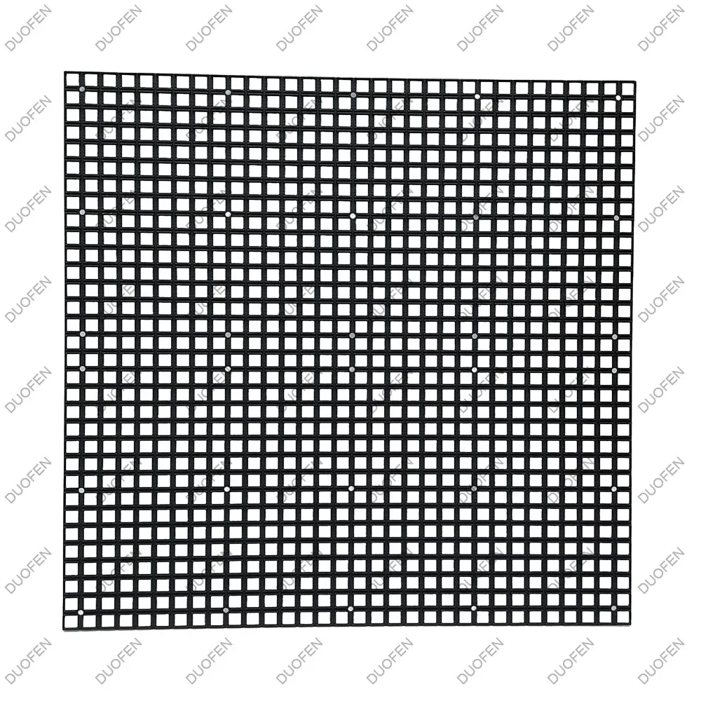 P3.91-1921-30Holes series Masks, Model A/B/C/D,125X125mm,Black Plastic, for LED display repair