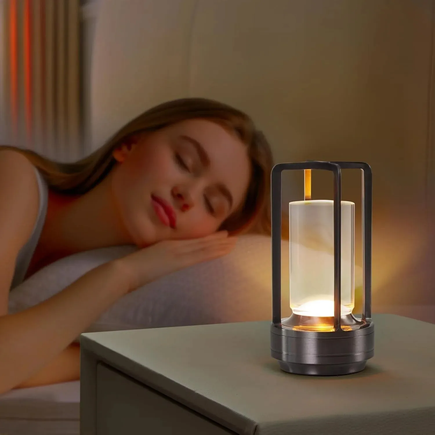 GGbingo Cordless Led Table Lamp Mood Desk Lamps Outdoor Camping Atmosphere Lighting Cofffe Shop Decoration Night Lights