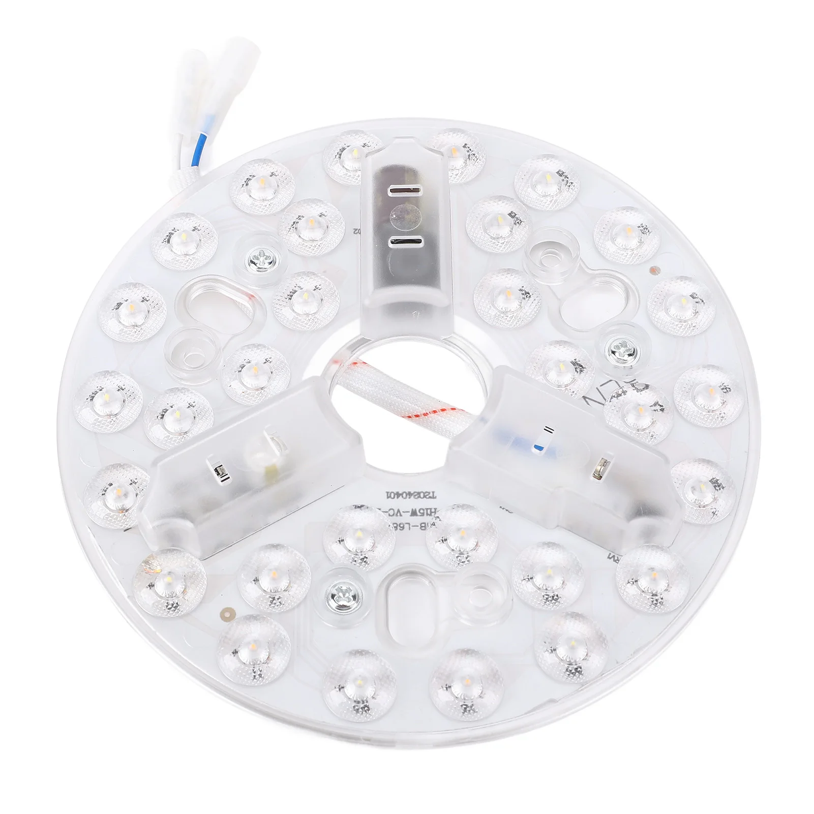 5.3 Inch Ceiling Fan LED Light Kit 3 Colors (3000K/4200K/6500K) Dimmable 15W 95-265V Easy Retrofit Suitable For Living Room