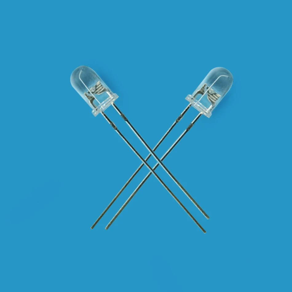 5mm DIP UV LED Diode Light Emitting Lamp 20mA 395nm 380nm 365nm 3.2-3.6V Purple Ultra Violet Ultra LED beads 50/100PCS