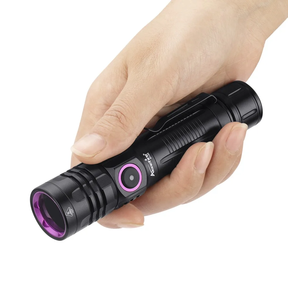 3x365nm/395nm UV LED Flashlight High Power Blacklight USB Rechargeable CatDog Pet Stain Tinea UV Glue Curing Scorpion Lamp Torch