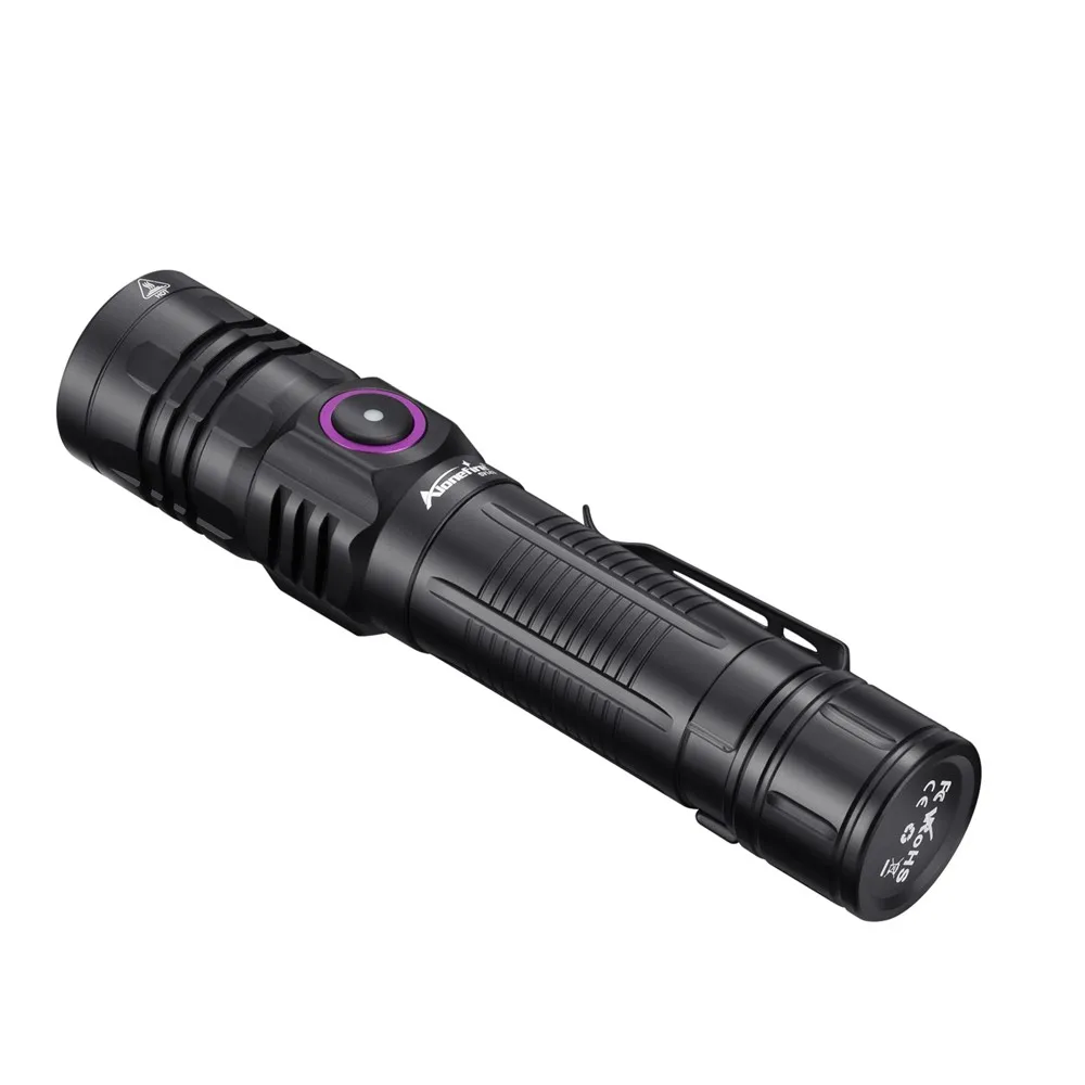 3x365nm/395nm UV LED Flashlight High Power Blacklight USB Rechargeable CatDog Pet Stain Tinea UV Glue Curing Scorpion Lamp Torch