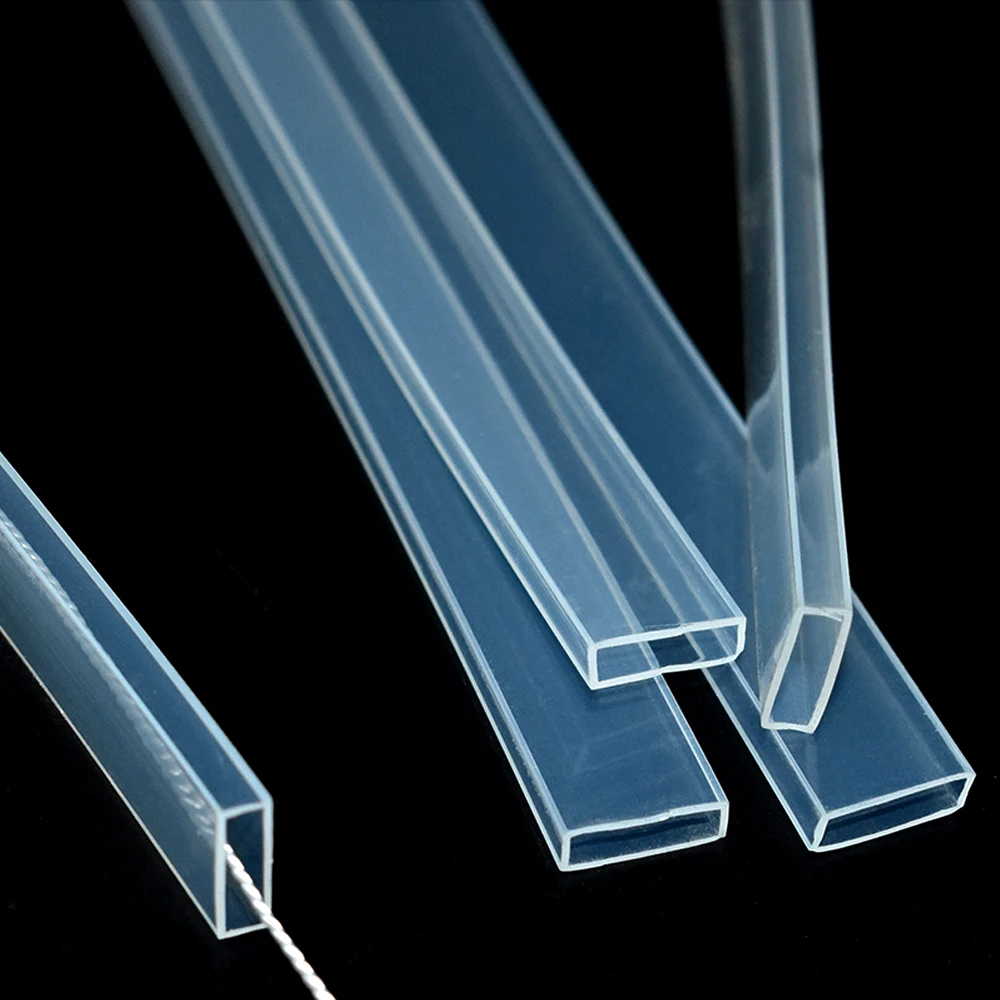0.5m-10m Transparent/Milky White/Black LED Silicone Tube Waterproof Flexible Protection Cover Fit for 10mm WS2812B WS2811 Strip