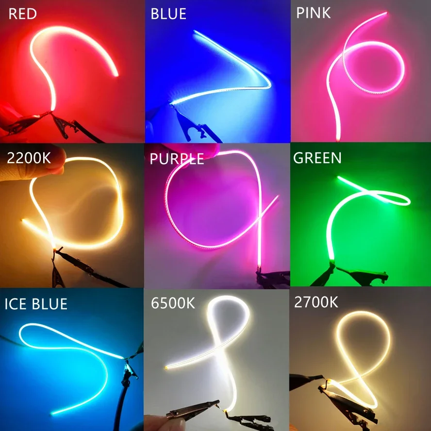 New LED Same End Filament Flexible Ultra Slim 3V Spiral Bulb Filament Retro Edison Bulb Lamp Parts Lighting Strip Decoration
