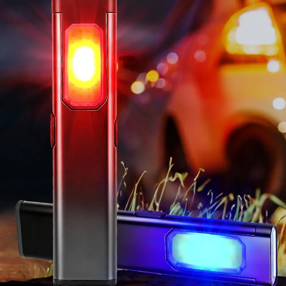 LED Keychain Flashlight Rechargeable 550LM Portable Mini Torch Pocket Lantern Flood Work Light With Magnet For Emergency