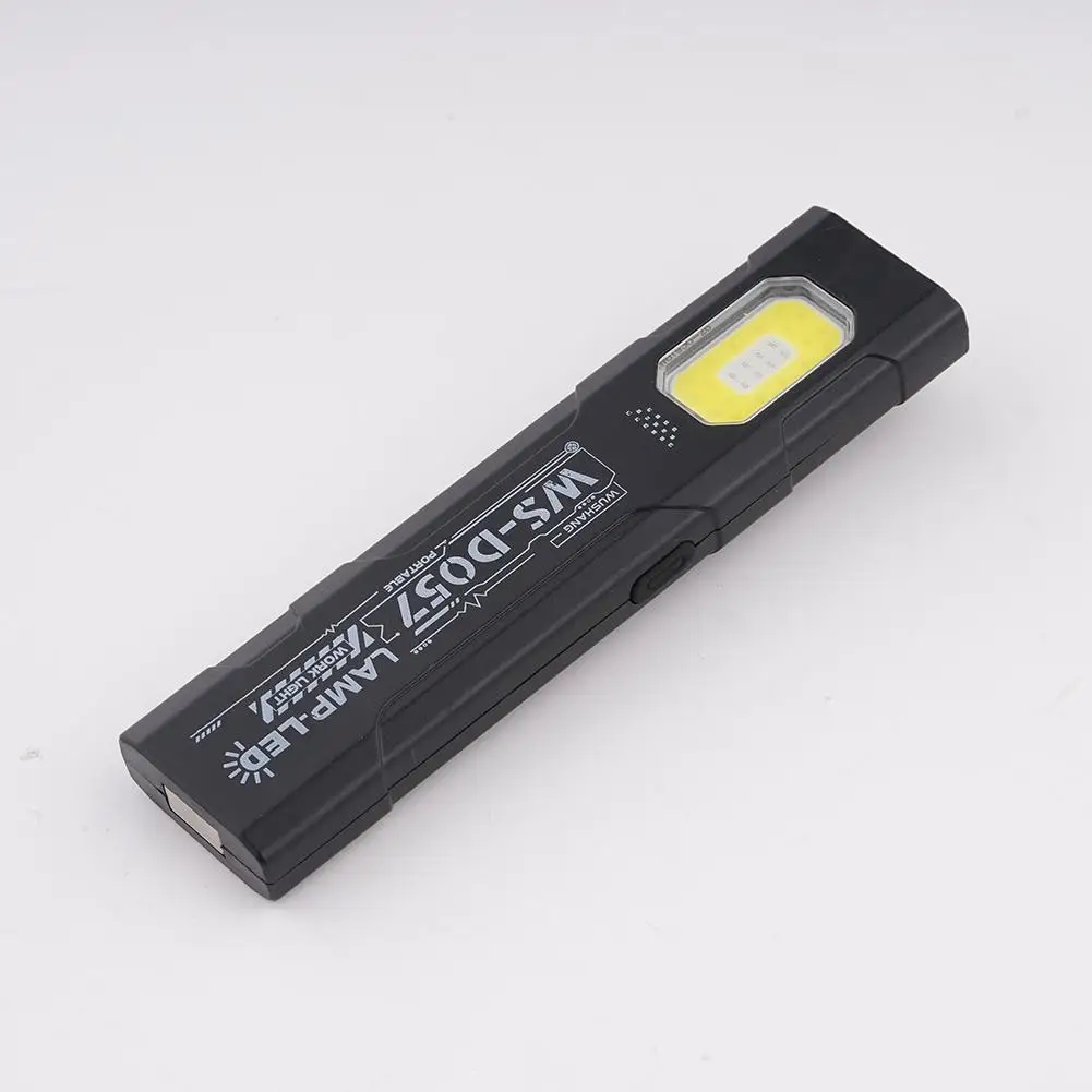 LED Keychain Flashlight Rechargeable 550LM Portable Mini Torch Pocket Lantern Flood Work Light With Magnet For Emergency