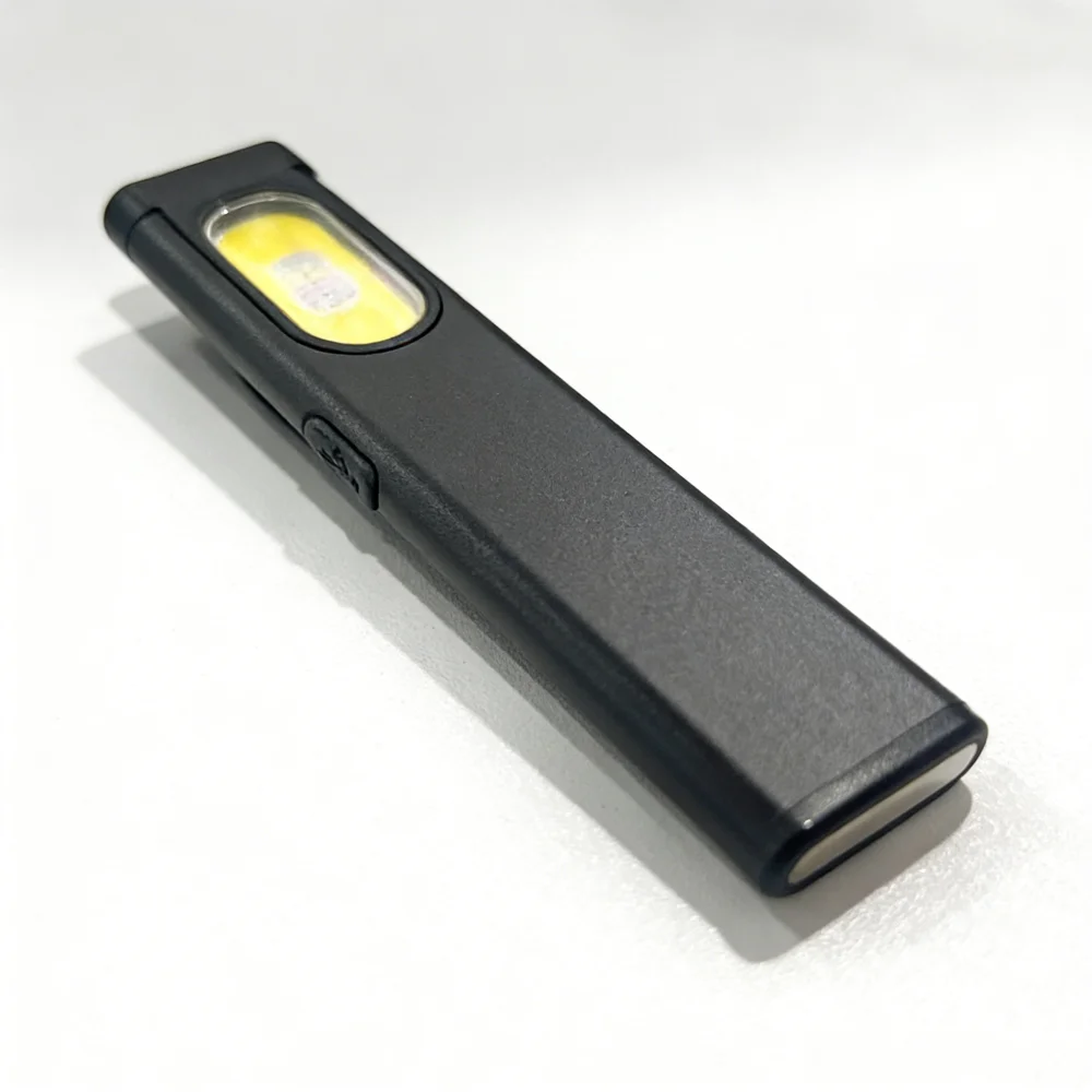 LED Keychain Flashlight Rechargeable 550LM Portable Mini Torch Pocket Lantern Flood Work Light With Magnet For Emergency