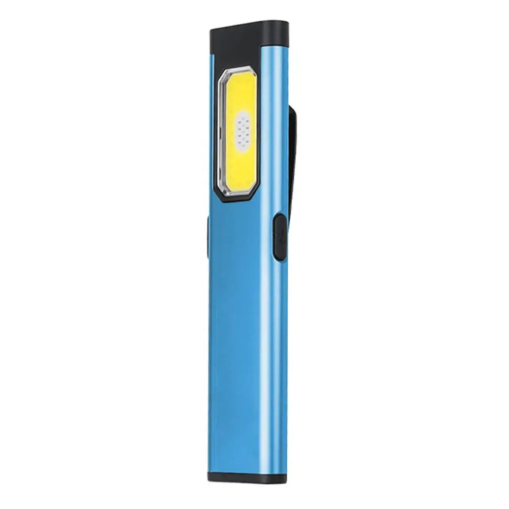 LED Keychain Flashlight Rechargeable 550LM Portable Mini Torch Pocket Lantern Flood Work Light With Magnet For Emergency