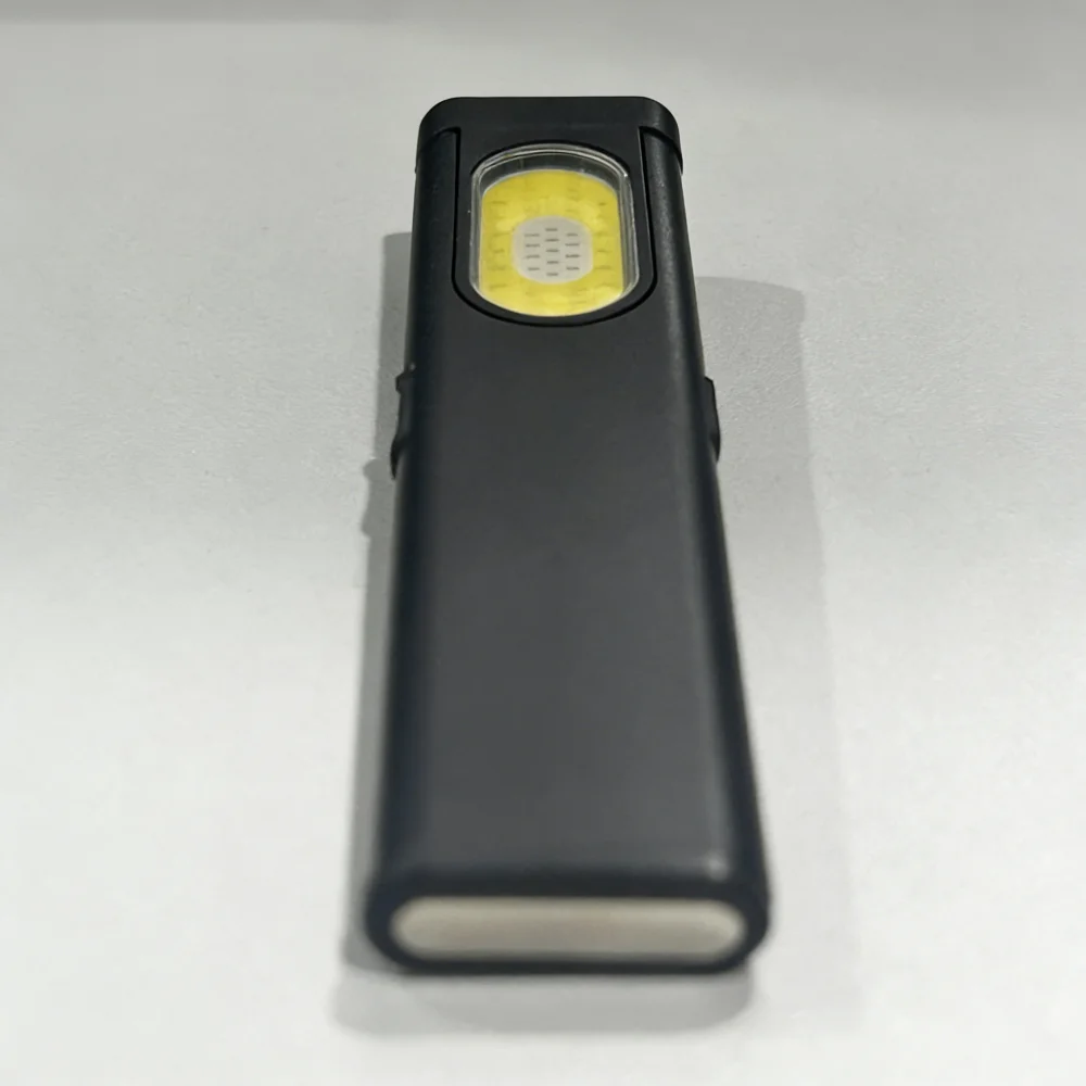 LED Keychain Flashlight Rechargeable 550LM Portable Mini Torch Pocket Lantern Flood Work Light With Magnet For Emergency